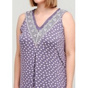 Нічна сорочка Cotpark фіолетова 2XL,3XL  10466
